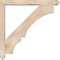 Ekena Millwork Balboa Arts and Crafts Smooth Bracket w/ Offset Brace, Douglas Fir, 5 1/2"W x 44"D x 44"H BKT0604X44X44BOA03SDF - alternate 3